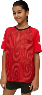 Dětský fotbalový dres Puma individualFINAL červený