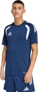 Pánský fotbalový dres Adidas Tiro 26 League krátký rukáv tmavě modrý