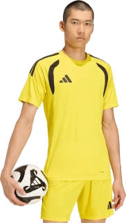 Pánský fotbalový dres Adidas Tiro 26 League krátký rukáv žlutý