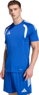Pánský fotbalový dres Adidas Tiro 26 League krátký rukáv modrý