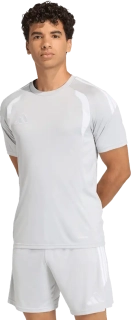 Pánský fotbalový dres Adidas Tiro 26 League krátký rukáv šedý