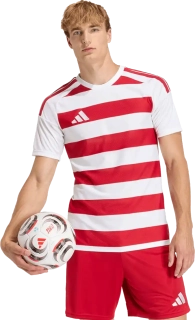 Pánský fotbalový dres Adidas Hooped 26 bílo-červený