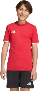 Dětské tričko s krátkým rukávem Adidas Entrada 26 Tee červené