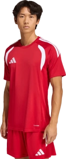 Pánský fotbalový dres Adidas Tiro 26 League krátký rukáv červený