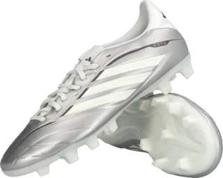 Pánské kopačky lisovky Adidas Copa Pure IV Club FG/MG stříbrné
