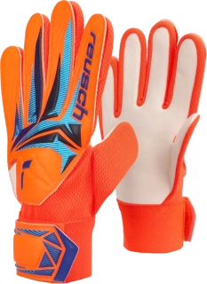 Dětské brankářské rukavice Reusch Attrakt Starter Solid oranžové
