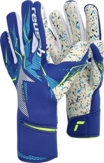 Dětské brankářské rukavice Reusch Fastgrip Fusion modré