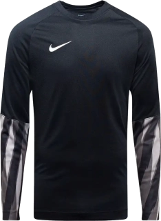 Pánský brankářský dres s dlouhým rukávem Nike Dri-FIT V černý