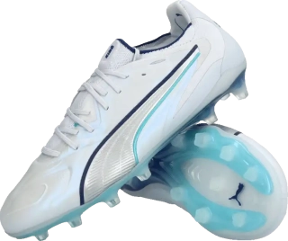 Pánské kopačky lisovky Puma King 20 Ultimate FG/AG střbrné