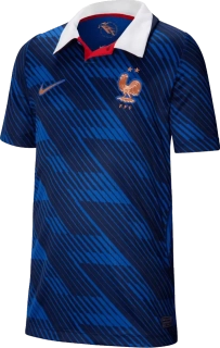 Dětský domácí fotbalový dres Nike Francie 2026 modrý