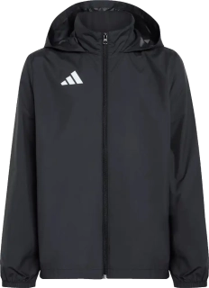 Dětská šusťáková bunda s kapucí Adidas Entrada 26 Multi černá