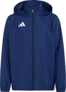 Dětská šusťáková bunda s kapucí Adidas Entrada 26 Multi modrá