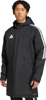 Pánská parka bunda s kapucí Adidas Tiro 26 Stadium Parka černá