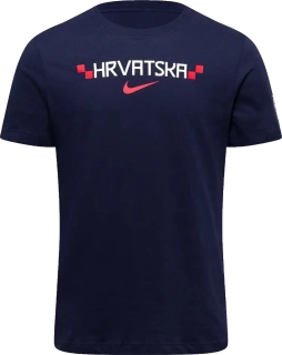 Dětské fotbalové tričko Nike Chorvatsko 2026 Graphic Tee modré 