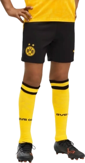 Dětské domácí fotbalové šortky Puma Borussia Dortmund 26/27 černé
