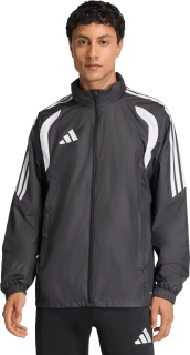 Pánská bunda větrovka s kapucí Adidas Tiro 26 League černá