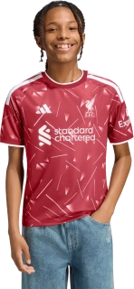Dětský domácí fotbalový dres Adidas Liverpool FC 26/27 bordó