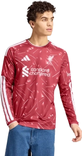 Pánský domácí dres dlouhý rukáv Adidas Liverpool FC 26/27 bordó