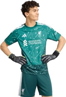 Pánský brankářský fotbalový dres Adidas Liverpool FC 26/27 zelený
