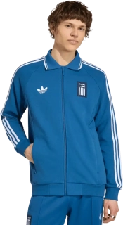 Pánská sportovní bunda Adidas Originals Řecko 2026 Anthem modrá