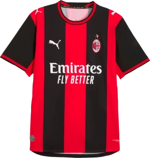 Pánský domácí zápasový dres Puma AC Milan 26/27 černo-červený