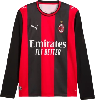Pánský domácí fotbalový dres Puma AC Milan 26/27 DR černo-červený