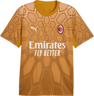 Pánský brankářský fotbalový dres Puma AC Milan 26/27 zlatý