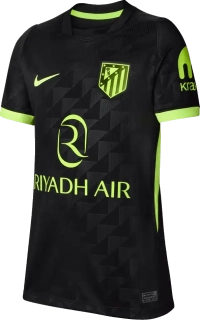 Dětský venkovní fotbalový dres Nike Atletico Madrid 26/27 černý