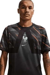 Pánský brankářský fotbalový dres Nike Francie 2026 černý
