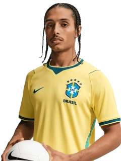 Pánský domácí fotbalový dres Nike Brazílie 2026 žlutý