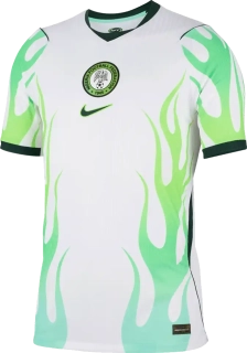 Pánský venkovní zápasový fotbalový dres Nike Nigérie 2026 bílý