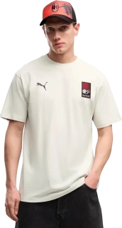 Pánské tričko Puma AC Milan 26/27 ftblCulture Relaxed Tee béžové
