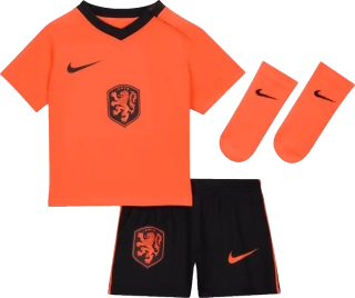 Dětská domácí fotbalová souprava Nike Nizozemí 2026 pro malé děti oranžová