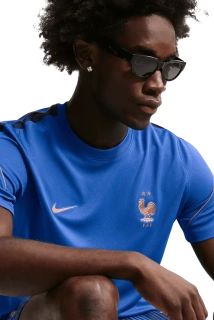 Pánské tréninkové tričko Nike Francie 2026 Strike modré