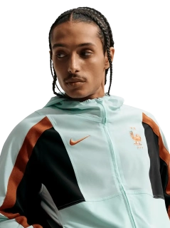 Pánská tkaná fotbalová bunda Nike Francie 2026 Energy máta