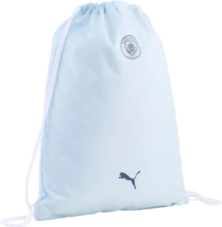 Unisex sportovní vak Puma Manchester City 26/27 Essentials 8 litrů blankytný