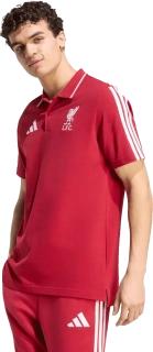 Pánská fotbalová polokošile Adidas Liverpool FC 26/27 DNA Polo červená