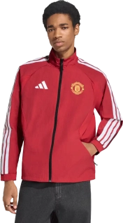 Pánská prezentační bunda Adidas Manchester United 26/27 Anthem červená