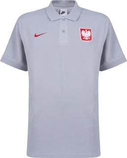 Pánská fotbalová polokošile Nike Polsko 2026 Matchup Polo šedá