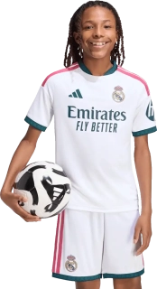 Dětský domácí fotbalový dres Adidas Real Madrid 26/27 bílý