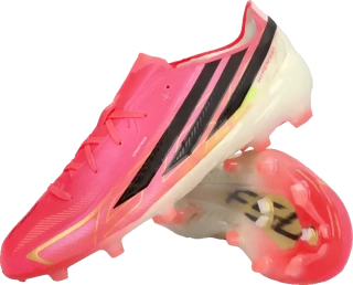 Dětské kopačky lisovky Adidas F50 Elite Hyperfast FG růžové