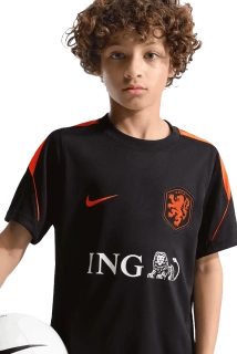Dětské tréninkové tričko Nike Nizozemí 2026 Strike černé