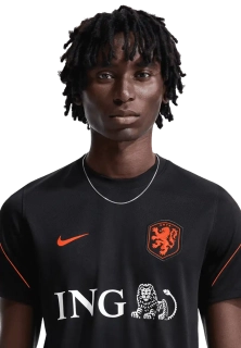 Pánské tréninkové tričko Nike Nizozemí 2026 Strike černé
