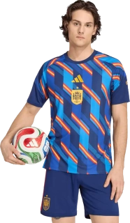 Pánský předzápasový dres Adidas Španělsko 26/27 modrý