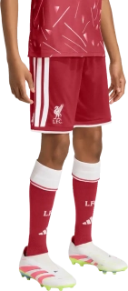 Dětské domácí fotbalové šortky Adidas Liverpool FC 26/27 bordó