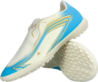 Pánské kopačky turfy adidas F50 League Messi TF bílo-blankytné
