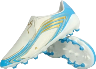 Dětské kopačky lisovky Adidas F50 League Messi LL AG bílo-blankytné