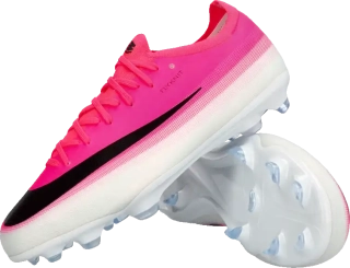 Dětské kopačky lisovky Nike Zoom Mercurial Vapor 17 Pro FG bílo-růžové
