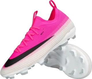 Dětské lisovky Nike Zoom Mercurial Vapor 17 Academy FG/MG bílo-růžové