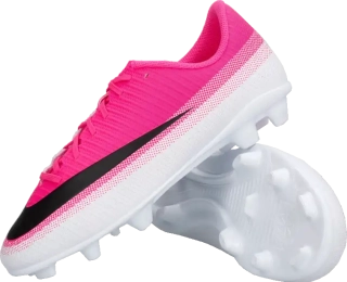 Dětské lisovky Nike Zoom Mercurial Vapor 17 Club FG/MG bílo-růžové